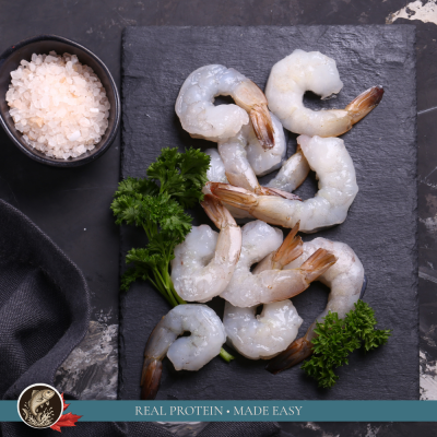 Raw P&D Black Tiger Shrimp 21/25